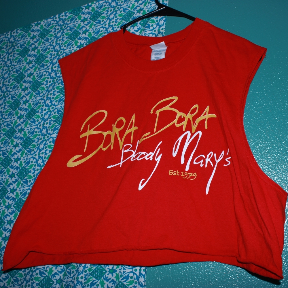 Bora Bora XL red tank top